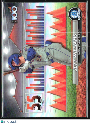 2024 Bowman - Bowman Scouts Top 100 Jett Williams #BTP-55 (RC)