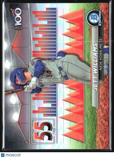 2024 Bowman - Bowman Scouts Top 100 Jett Williams #BTP-55 (RC)