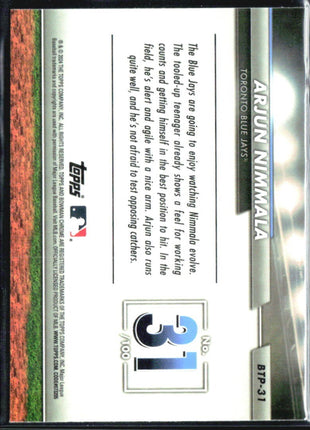 2024 Bowman - Bowman Scouts Top 100 Arjun Nimmala #BTP-31 (RC)