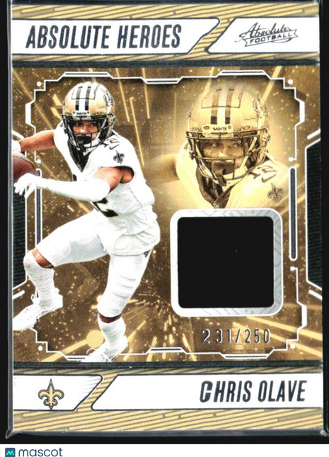 2024 Panini Absolute - Absolute Heroes Jersey Chris Olave #AHM-COE /250