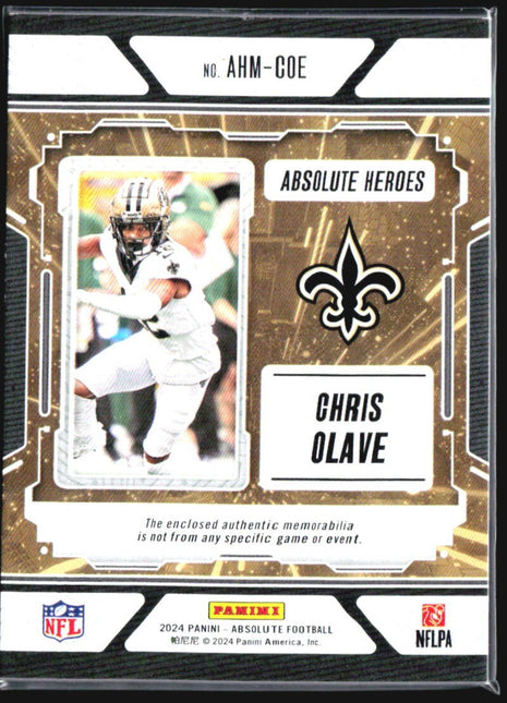 2024 Panini Absolute - Absolute Heroes Jersey Chris Olave #AHM-COE /250