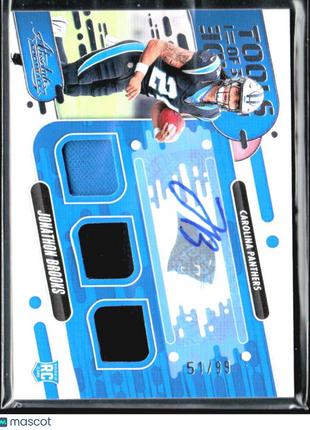 2024 Panini Absolute Rookie Premiere Jersey Auto Jonathon Brooks /399