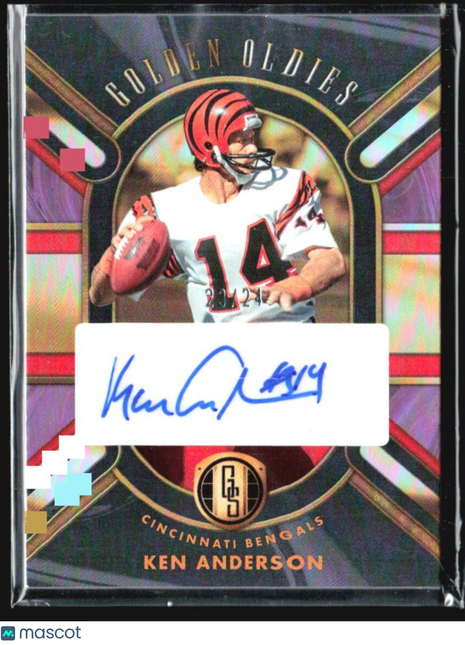 2024 Panini Gold Standard - Good As Gold Ken Anderson #GAG-KAN /24 Auto