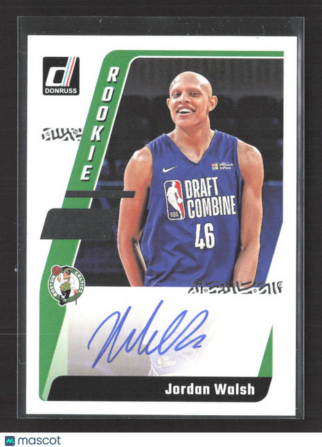 2023-24 Panini Donruss Next Day Signatures Jordan Walsh Rc Auto #ND-JWL