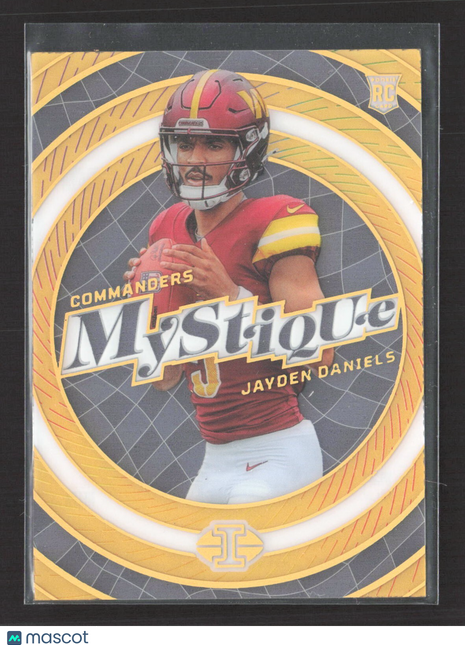2024 Panini Illusions - Mystique Jayden Daniels #4 Yellow /25 (RC)