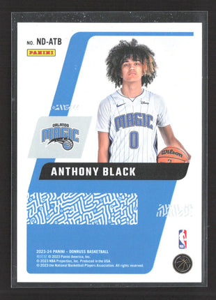 2023-24 Panini Donruss Next Day Signatures Anthony Black Rc Auto #ND-ATB