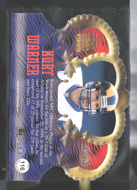 1999 Pacific Crown Royale - Kurt Warner #116 (RC)