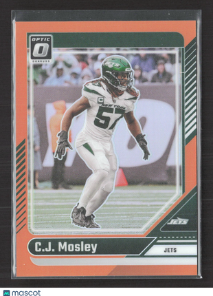 2024 Panini Donruss Optic C.J. Mosley #157 Orange /249