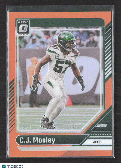 2024 Panini Donruss Optic C.J. Mosley #157 Orange /249