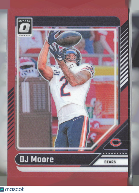 2024 Panini Donruss Optic - D.J. Moore #36 Red /125