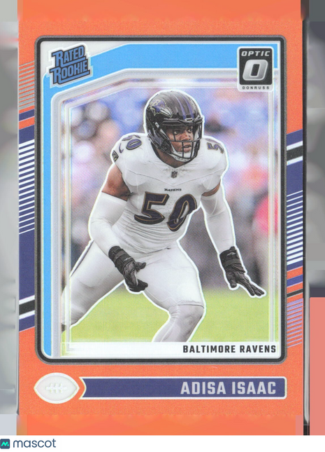 2024 Panini Optic Adisa Isaac #202 Orange Rc /249