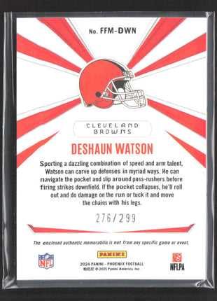 2024 Panini Phoenix - Deshaun Watson Franchise Future Jersey /199