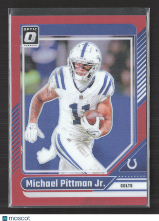 2024 Panini Donruss Optic - Michael Pittman Jr. #85 Red /125