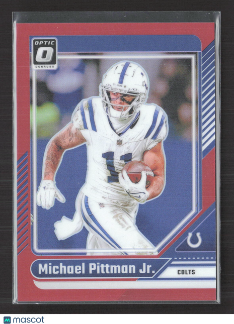 2024 Panini Donruss Optic - Michael Pittman Jr. #85 Red /125