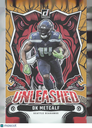 2024 Panini Donruss Unleashed Gold DK Metcalf /10 #25