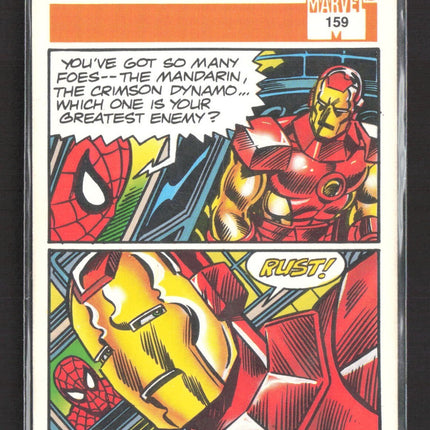1990 Marvel Comics Spider-Man Presents Iron Man #159