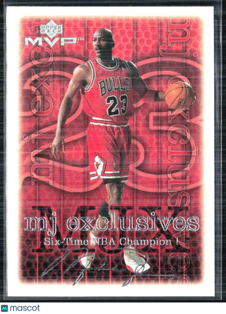 1999-00 Upper Deck MVP - MJ Exclusives Michael Jordan #208 Silver Script