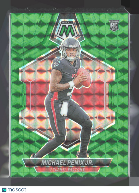2024 Panini Mosaic - Rookies Michael Penix Jr. #308 Green Mosaic Prizm (RC)