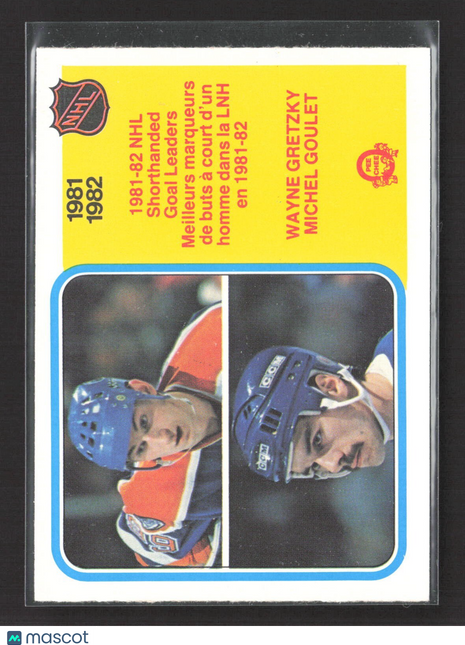1982-83 O-Pee-Chee - Wayne Gretzky, Michel Goulet #237