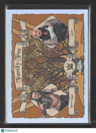 2025 Topps Chrome WWE - Family Tree Roman Reigns, Solo Sikoa #FT-BL /50