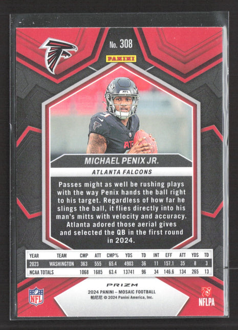 2024 Panini Mosaic - Rookies Michael Penix Jr. #308 (RC)