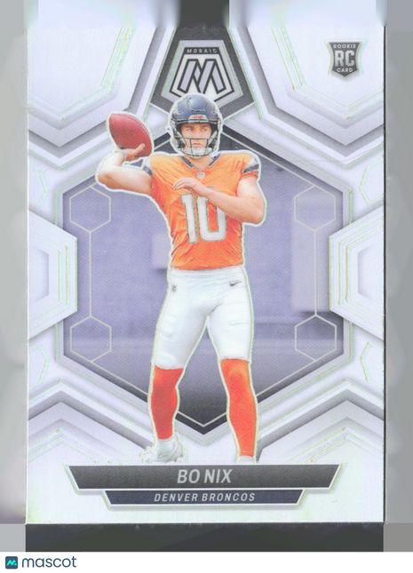 2024 Panini Mosaic - Rookies Bo Nix #312 (RC) Silver