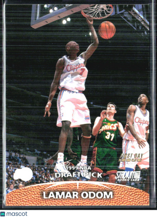 1999-00 Topps Stadium Club NBA Draft Pick Lamar Odom #179 First Day Issue /150