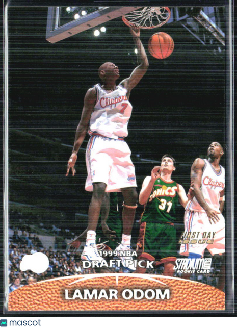 1999-00 Topps Stadium Club NBA Draft Pick Lamar Odom #179 First Day Issue /150