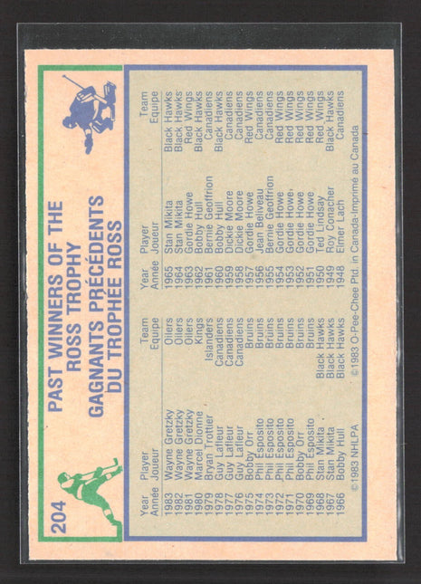 1983-84 O-Pee-Chee - Wayne Gretzky #204
