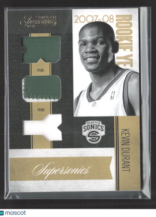 2010-11 Timeless Treasures - Rookie Year Materials Kevin Durant #13 /25 Patch