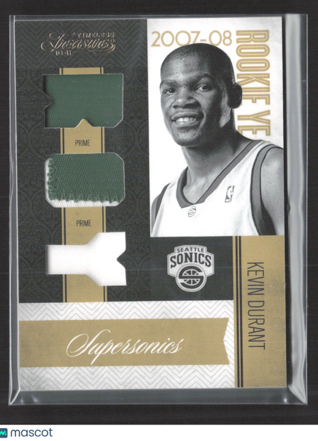 2010-11 Timeless Treasures - Rookie Year Materials Kevin Durant #13 /25 Patch
