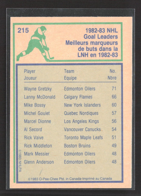 1983-84 O-Pee-Chee - Wayne Gretzky #215
