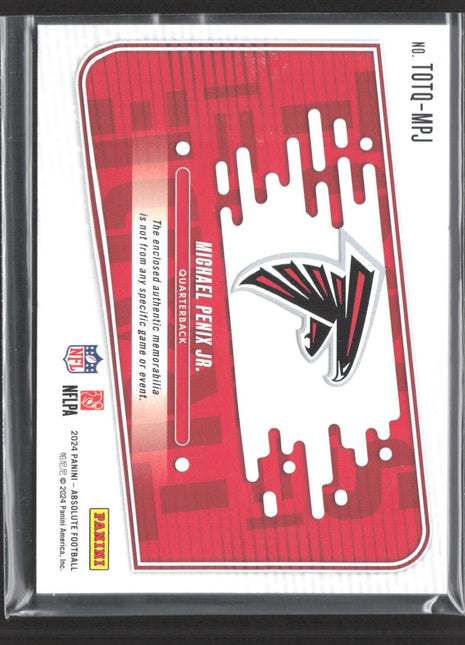 2024 Panini Absolute Tools of the Trade Triple Relic Michael Penix #TOTT-MPJ /99