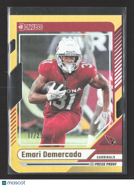 2024 Panini Donruss - Emari Demercado #57 Gold Press Proof Die Cut /25