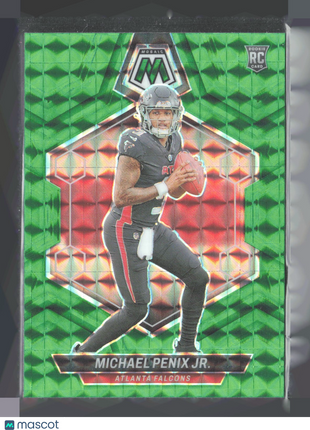 2024 Panini Mosaic - Rookies Michael Penix Jr. #308 Green Mosaic Prizm (RC)