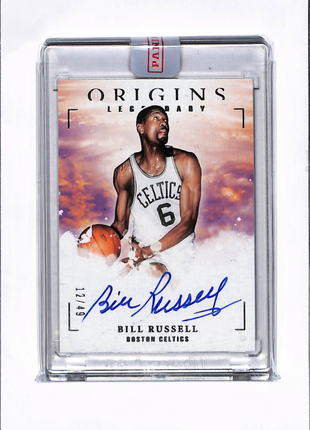 2020-21 Panini Origins - Legendary Autographs Bill Russell #LA-BRS /49 Auto