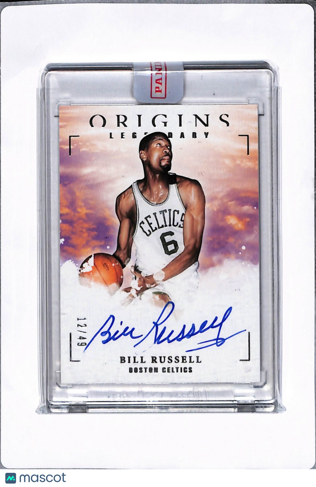 2020-21 Panini Origins - Legendary Autographs Bill Russell #LA-BRS /49 Auto