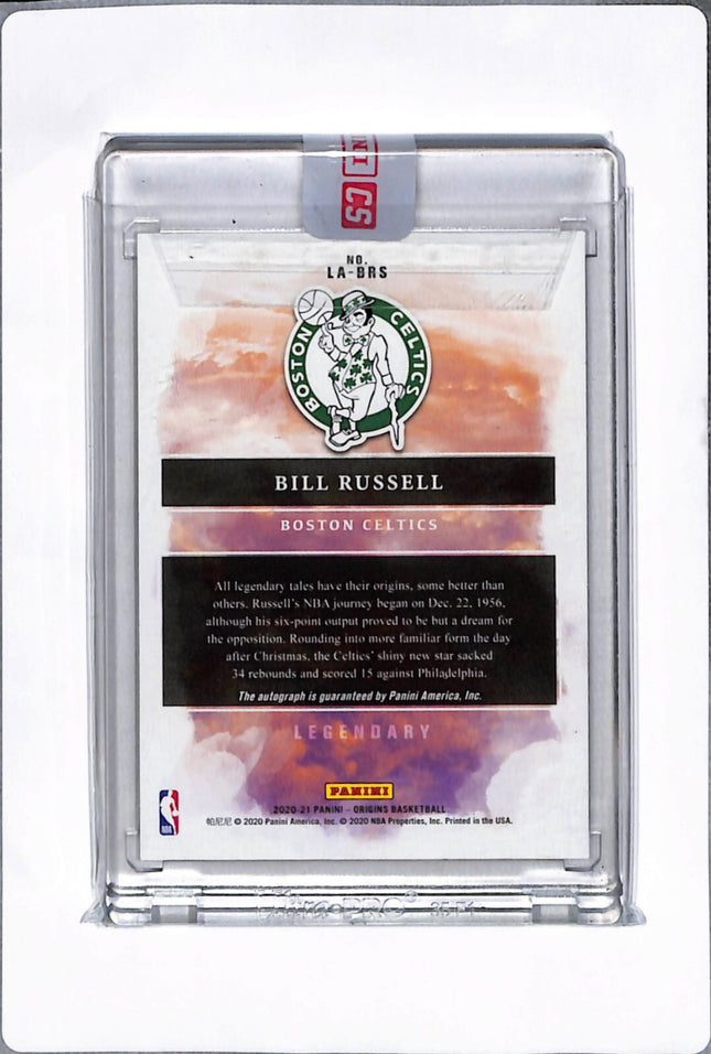 2020-21 Panini Origins - Legendary Autographs Bill Russell #LA-BRS /49 Auto