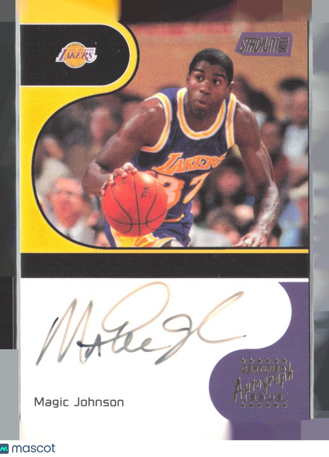 2001 Stadium Club Magic Johnson Auto #LS-MJ