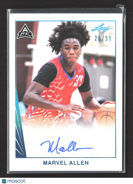 2021-22 Leaf Marvel Allen Rc Auto /99 #BA-MA1
