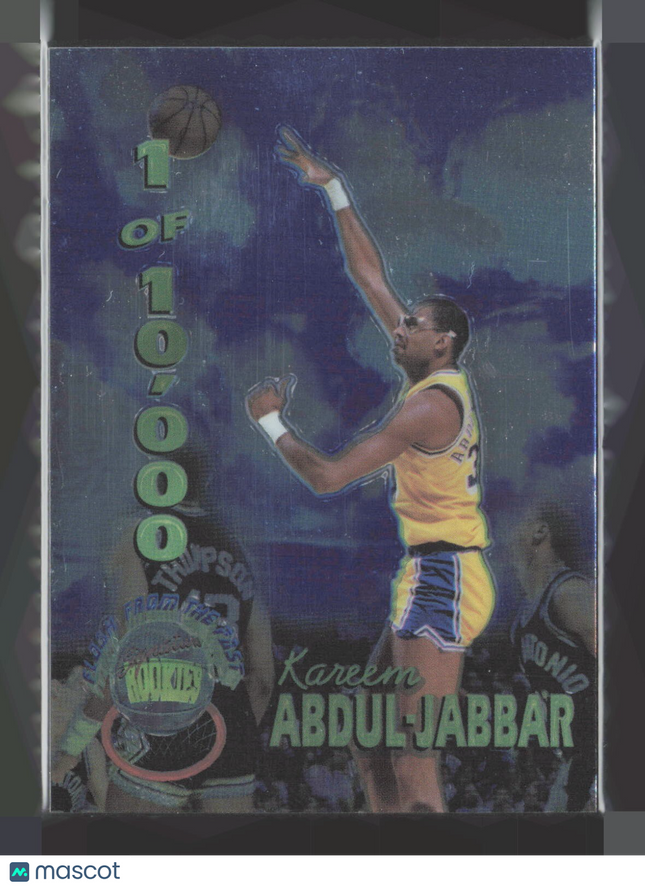 1995 Signature Rookies Kareem Abdul Jabbar Flash from the Past Auto /1500