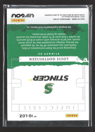 2024-25 Panini Impeccable LIV Louis Oosthuizen 34 Fairways Hit Auto /34 #IG-LOZ