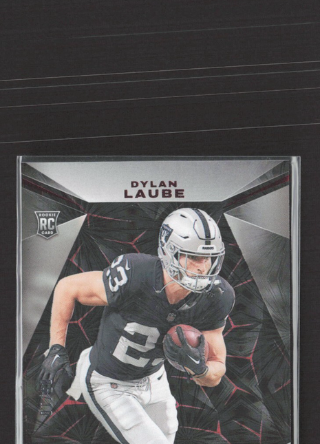 2024 Panini Black - Rookies Dylan Laube #129 (RC) Red /10