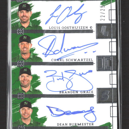 2024-25 Panini Impeccable Oosthuizen Schwartzel Grace Burmester Auto /25