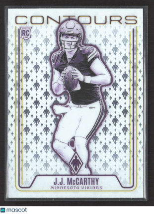 2024 Panini Phoenix - Contours JJ McCarthy #CON-JMY (RC)