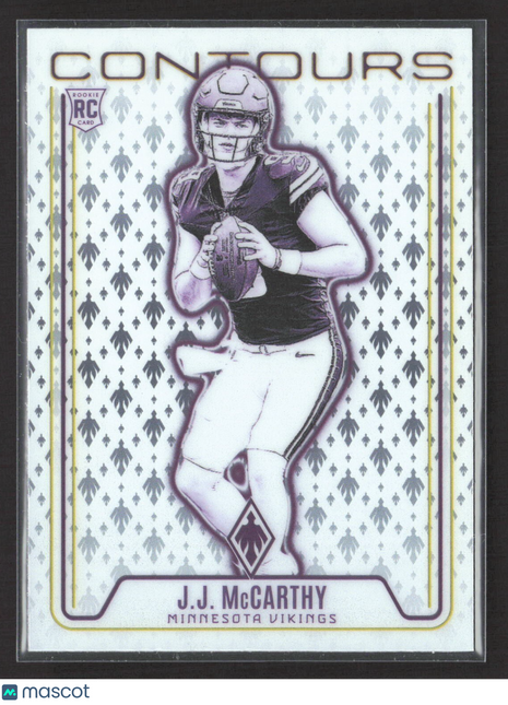 2024 Panini Phoenix - Contours JJ McCarthy #CON-JMY (RC)