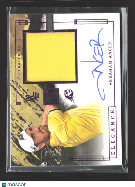 2024-25 Panini Impeccable Elegance Abraham Ancer Relic Auto Purple /10 #EJ-AAC