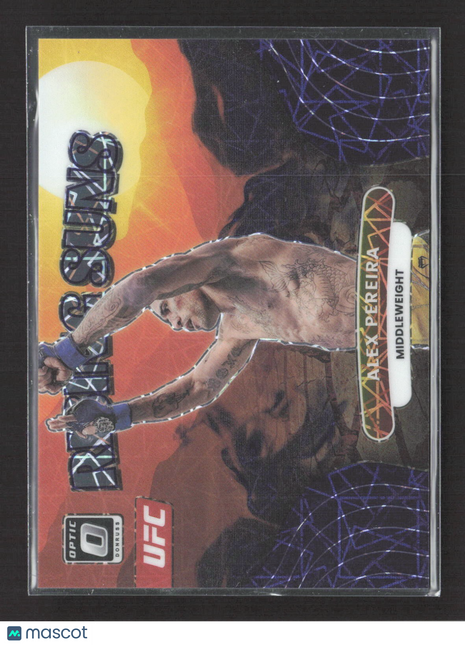 2023 Donruss optic Rising Suns Alex Pereira Purple /59 #5