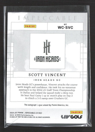 2024-25 Panini Impeccable Scott Vincent Watercolor Ink Rc Auto /40 #WC-SVC