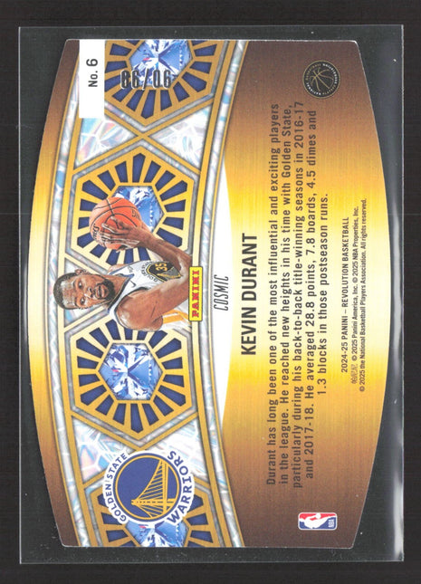 2024-25 Panini Revolution Kevin Durant Ring Bearers Cosmic #6 /99
